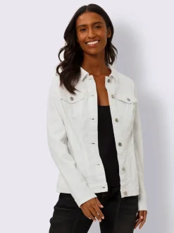 Veste à col chemise avec poches et manches retroussables