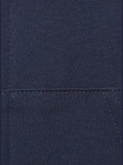 Veste à col montant avec rayures et larges bords-côtes en coton