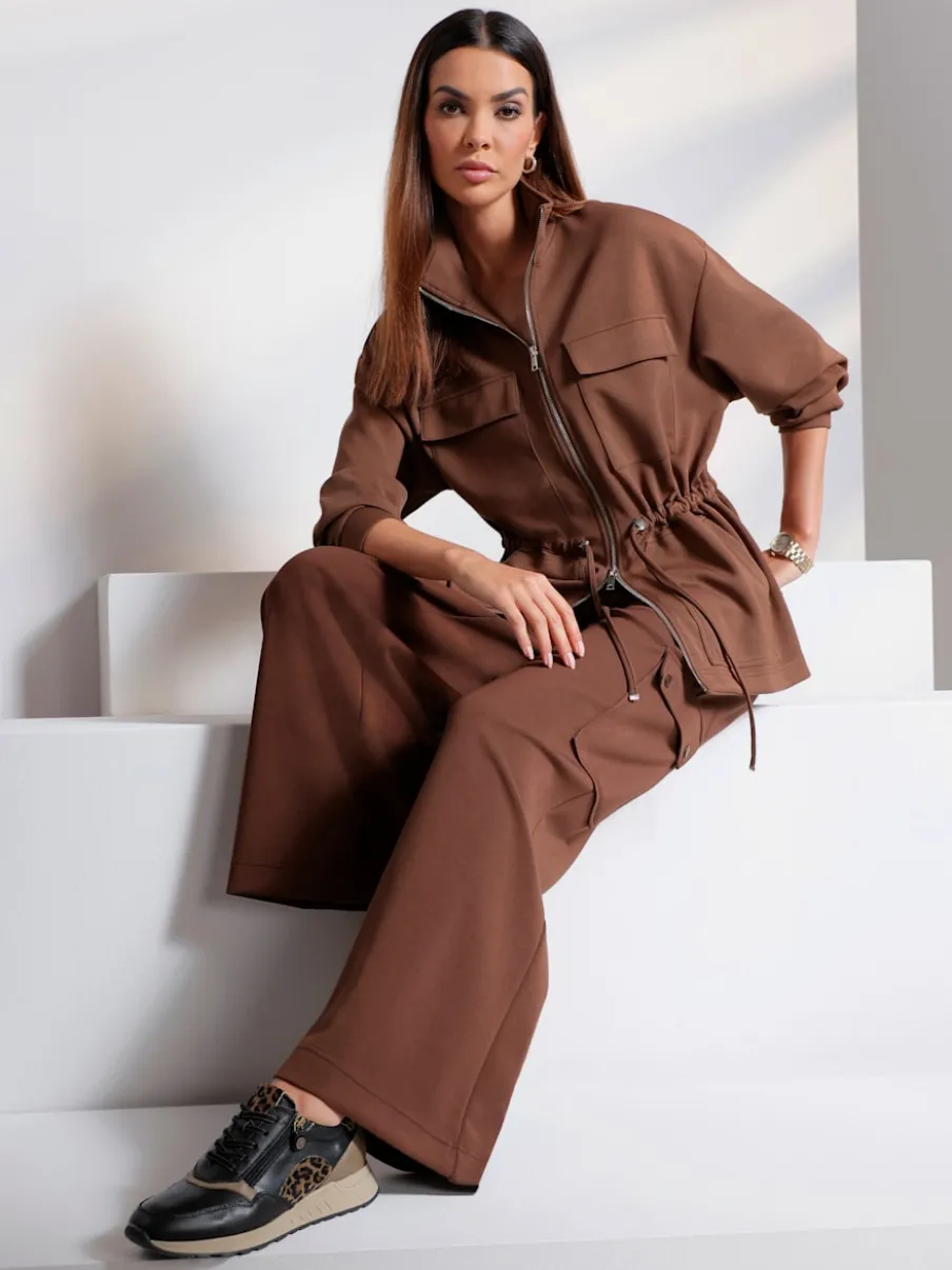 Veste coulisse à la taille