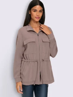 Veste coulisse à la taille