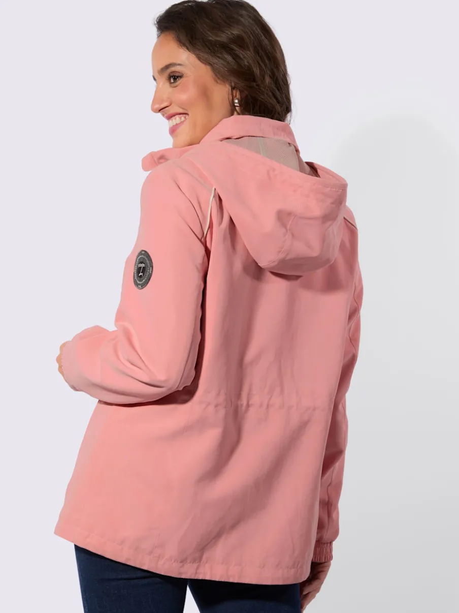 Veste de mi-saison avec capuche et poches zippées