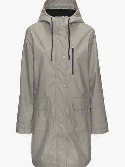 Veste de pluie parka longue et imperméable à capuche