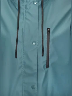 Veste de pluie parka longue et imperméable à capuche
