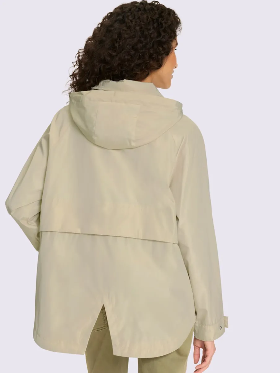 Veste d'extérieur avec capuche amovible et poches rabattables