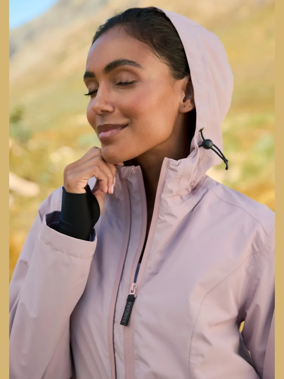 Veste d'extérieur imperméable avec zip et manches longues