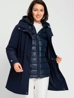 Veste 2 en 1 avec capuche amovible et poches