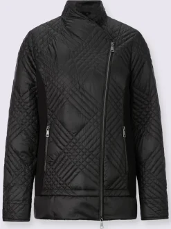 Veste en duvet avec col transformable et poches zippées