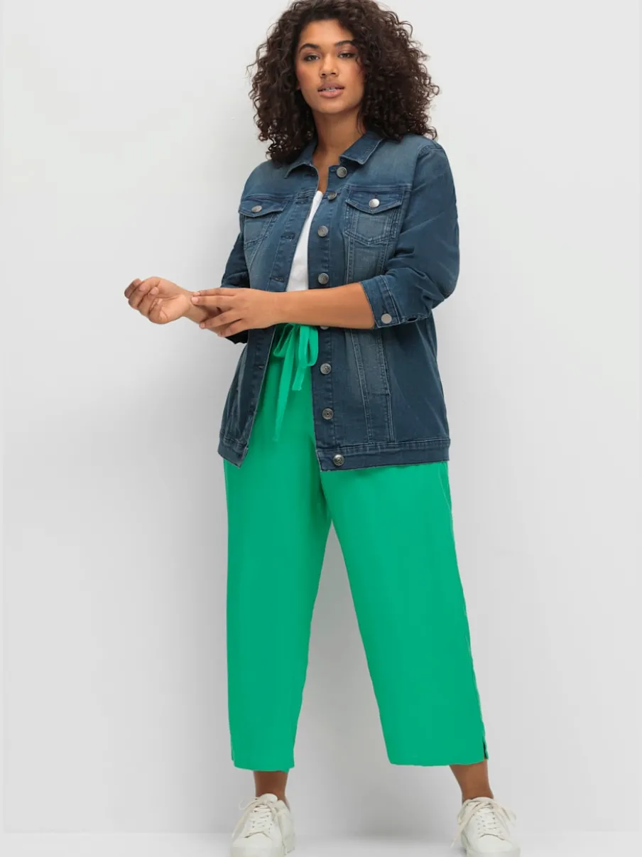 Veste en jean affine les hanches