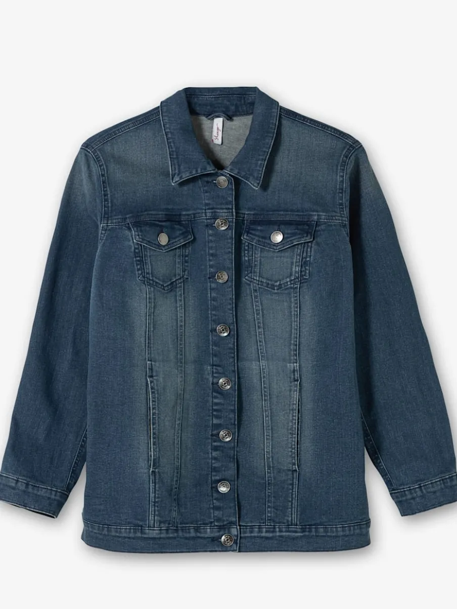 Veste en jean affine les hanches