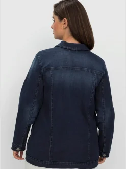 Veste en jean affine les hanches