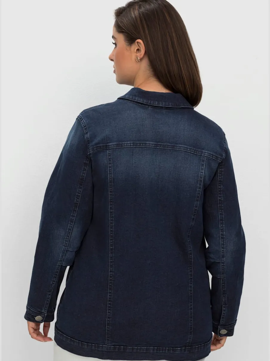 Veste en jean affine les hanches