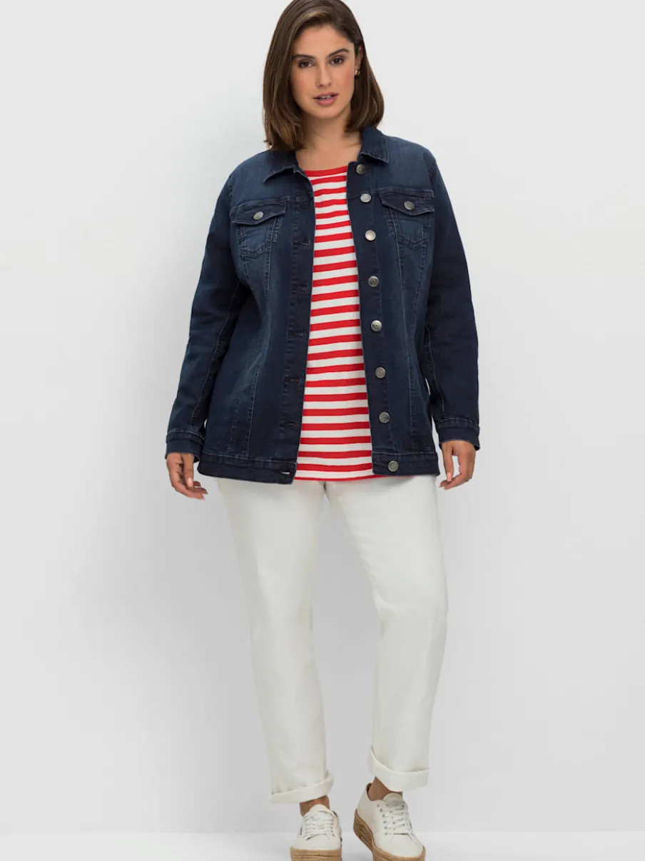 Veste en jean affine les hanches