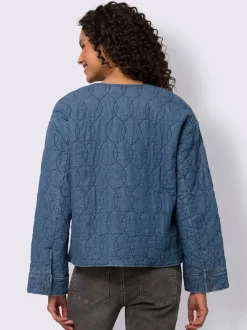 Veste en jean avec poches et manches longues