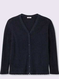 Veste en tricot ajouré