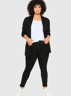 Veste en tricot col châle mode