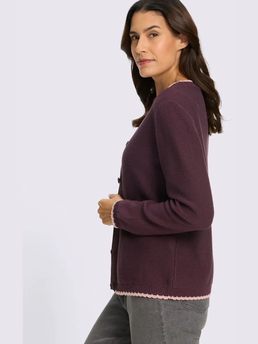 Veste en tricot 50% coton