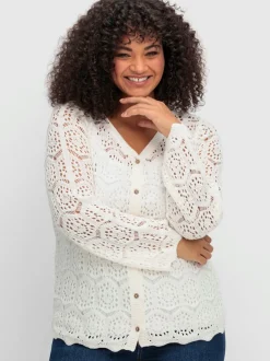 Veste en tricot coupe droite