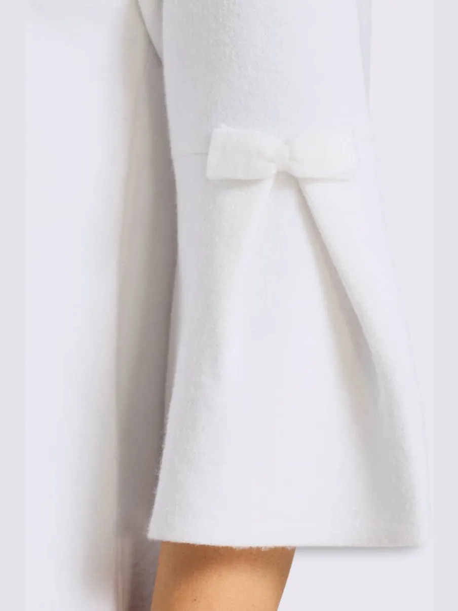 Veste en tricot coupe en a