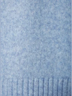 Veste en tricot décontractée avec écharpe manches longues douces