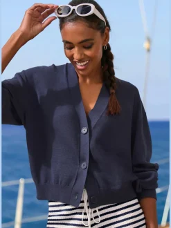 Veste en tricot détente intemporelle