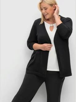 Veste en tricot fin boutonnée