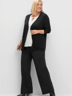 Veste en tricot fin boutonnée