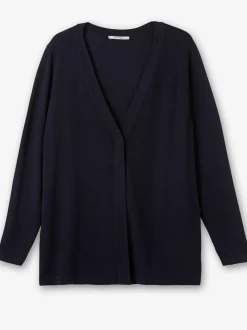 Veste en tricot fin boutonnée