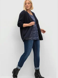 Veste en tricot fin boutonnée