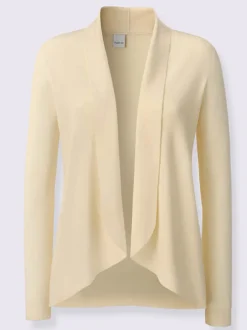 Veste en tricot fin col châle mode