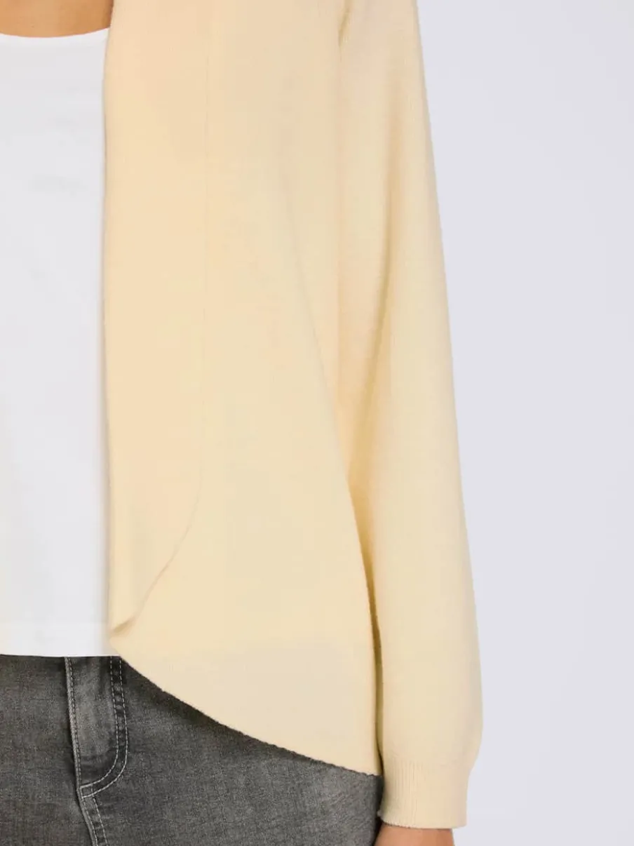 Veste en tricot fin col châle mode