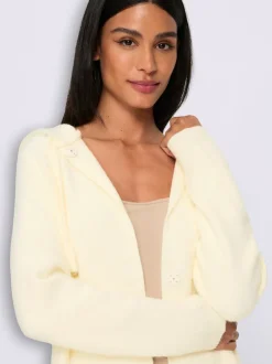 Veste en tricot jacquard empiècements contrastés modernes