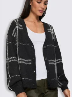 Veste en tricot jacquard qualité tricotée douce