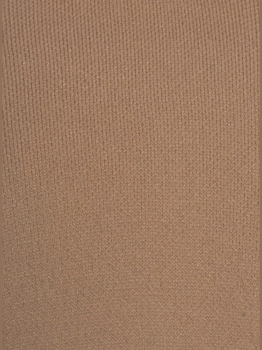 Veste en tricot long avec col châle et poches ouvertes