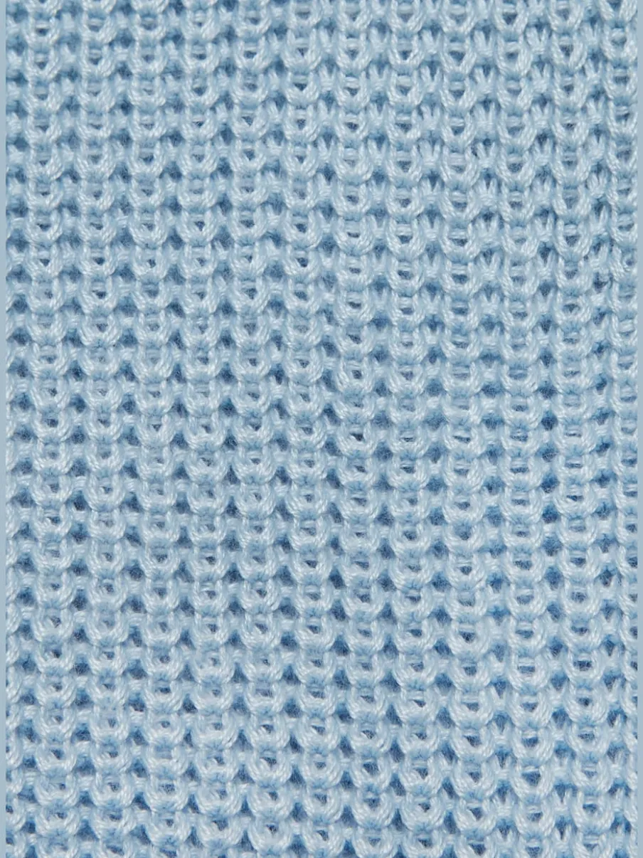 Veste en tricot à manches longues avec col V et fermeture devant