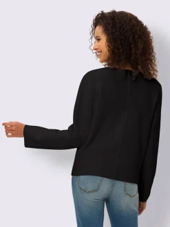 Veste en tricot milanais à boutons fantaisie et poches