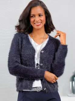 Veste en tricot moelleux