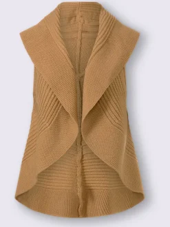 Veste en tricot motif ajouré intégral