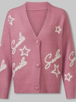 Veste en tricot superbe mélange de matières