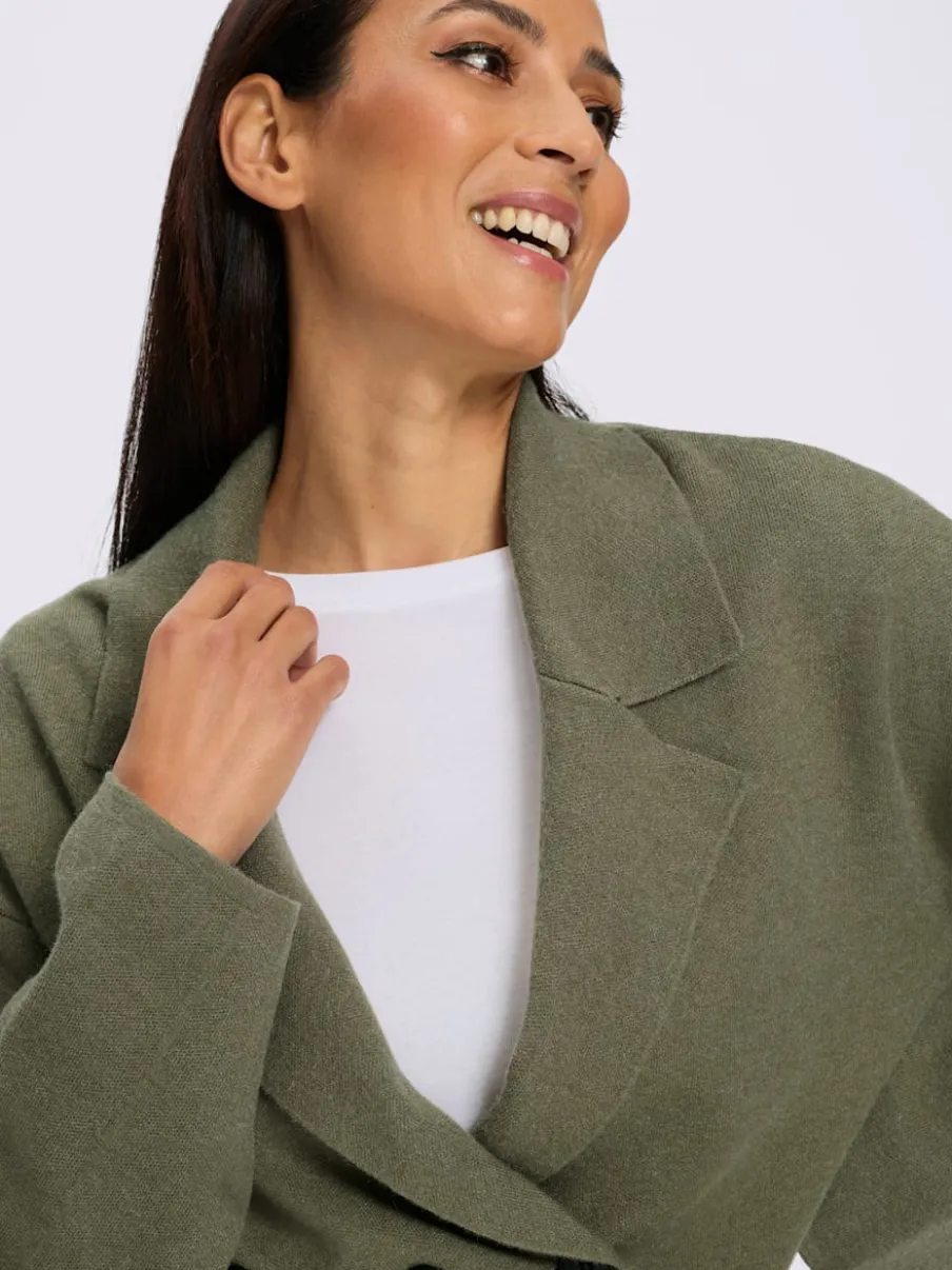 Veste en tricot tricot doux