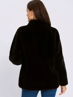Veste imitation fourrure imitation fourrure de qualité
