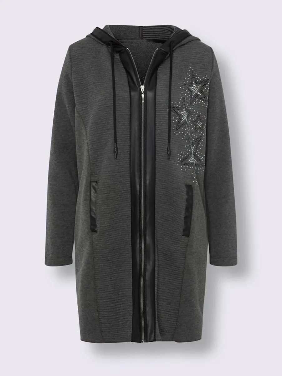 Veste légère avec étoiles et pierres brillantes fantaisie