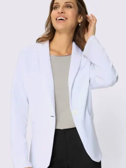 Veste légère à col châle avec fermeture à bouton