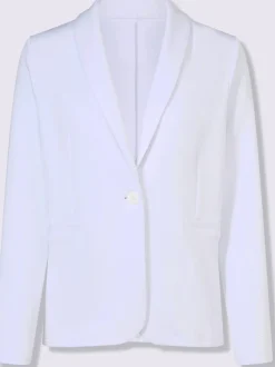 Veste légère à col châle avec fermeture à bouton