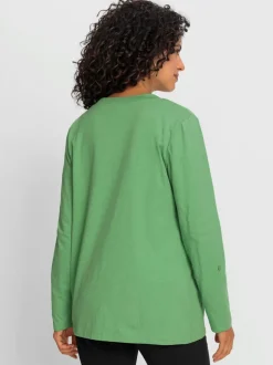 Veste légère en coton avec manches longues transformables et poches plaquées