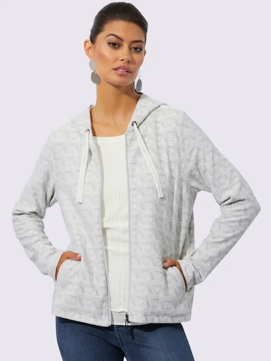 Veste légère en polyester recyclé avec coupe évasée.
