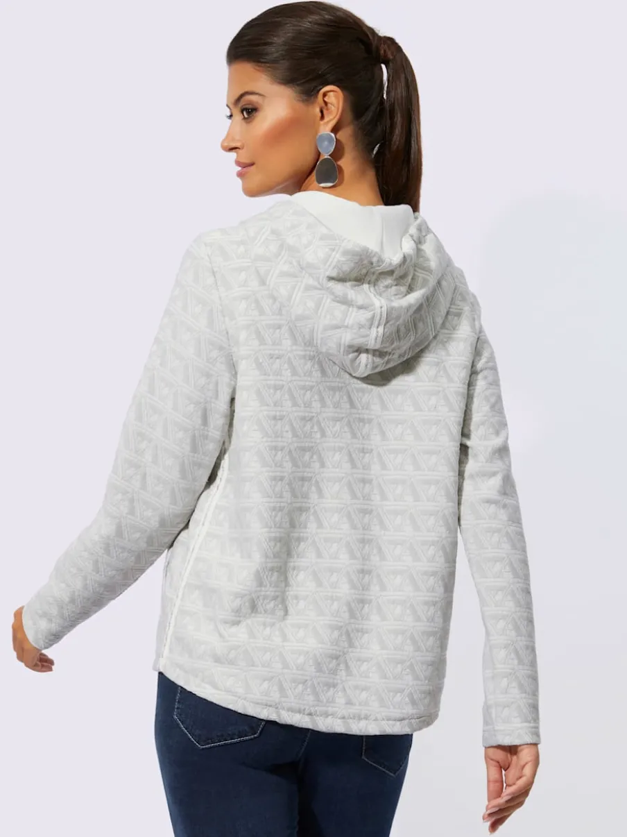 Veste légère en polyester recyclé avec coupe évasée.
