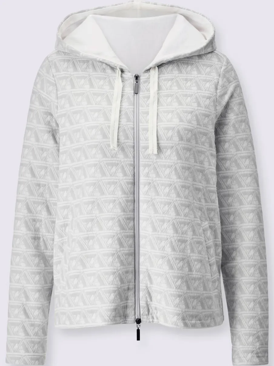 Veste légère en polyester recyclé avec coupe évasée.