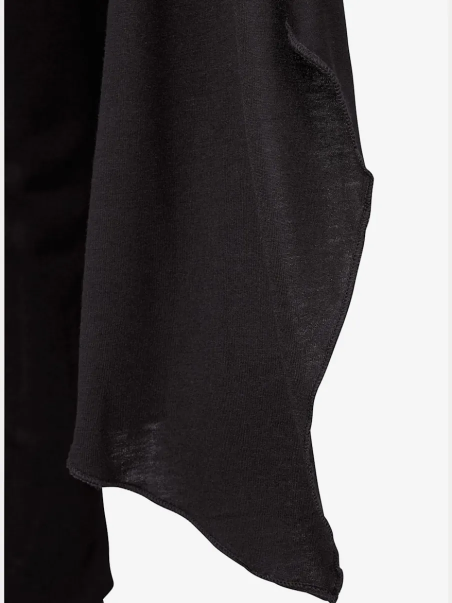 Veste légère à nouer avec manches longues et col ouvert