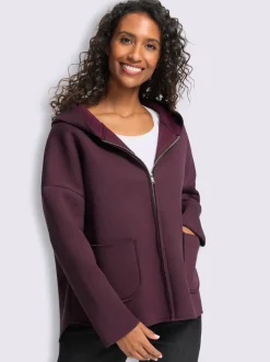 Veste légère structure côtelée douce