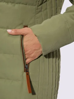 Veste longue chaud et facile à entretenir